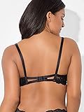 Smart & Sexy Women's Signature Lace Push-up Bra, Sheer, Black Hue, 32 B - Image 7