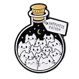 Léger et sûr : robustes mais légers, ces épingles à chapeau pour homme et femme ne s'affaissent pas. La fermeture solide les maintient fermement sur les sacs, vestes ou chapeaux - Fini les épingles amusantes perdues