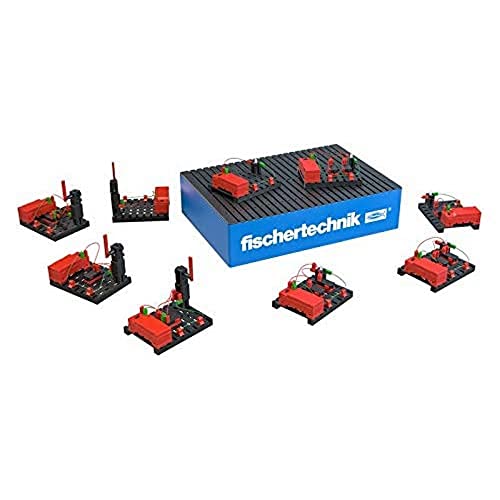 fischertechnik 536618 ADVANCED Universal Starter – Costruzioni per bambini da 7 anni, gioco educativo con carrucola, gru e macchina da corsa, stimola la comprensione tecnica : fischertechnik