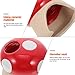 CVUTOVO Hamster Mushroom House Ceramic Hideout Nest for Chinchilla PET House Comfortable Resting Area Summer PET Supply