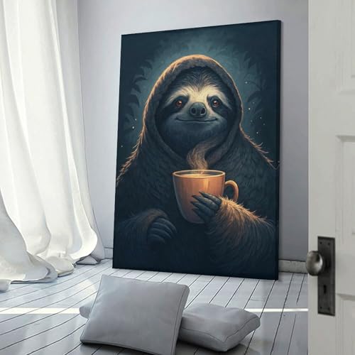 Tableau sur toile pour habiller un mur vide de couloir