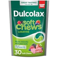 30-Count Dulcolax Saline Laxative Soft Chews (Mixed Berry)