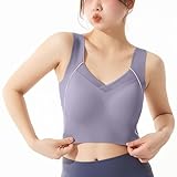 Ainguu Ultimate Lifting and Shaping Corrector Bra, X Band Back, Push-Up Without Underwire (Silver Gray,Medium)