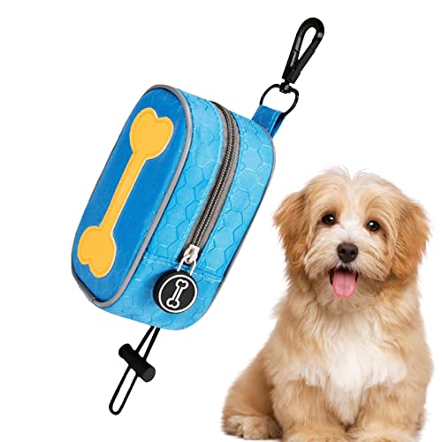 Suporte para saco de cocô | Titular de saco de cocô de cachorro padrão de osso | Dispensador reutili