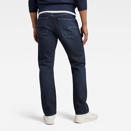 G-STAR Raw - Mens Dakota Regular Straight Jeans, Color Worn in Nighthawk Blue, Size: 32W x 32L2