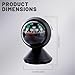 HEVLE Car Compass, Automotive Compass Ball, Dash Mount Adjustable Compass Ball with Bottom Stick, Universal Car Interior Accessoriess Dashboard Compass for Boat Car Truck to Find Direction