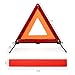 Fasmov 3 Pack Triangle Warning Frame Triangle Emergency Warning Triangle Reflector Safety Triangle Kit, Emergency Triangle for Vehicles, Car Road Reflective Kit