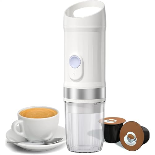Cafetera portátil para auto con función de calentamiento 80 ml