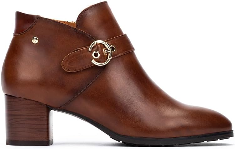 PIKOLINOS womens Pikolinos High-heel Ankle Boot Leather Calafat for Woman Color Cuero
