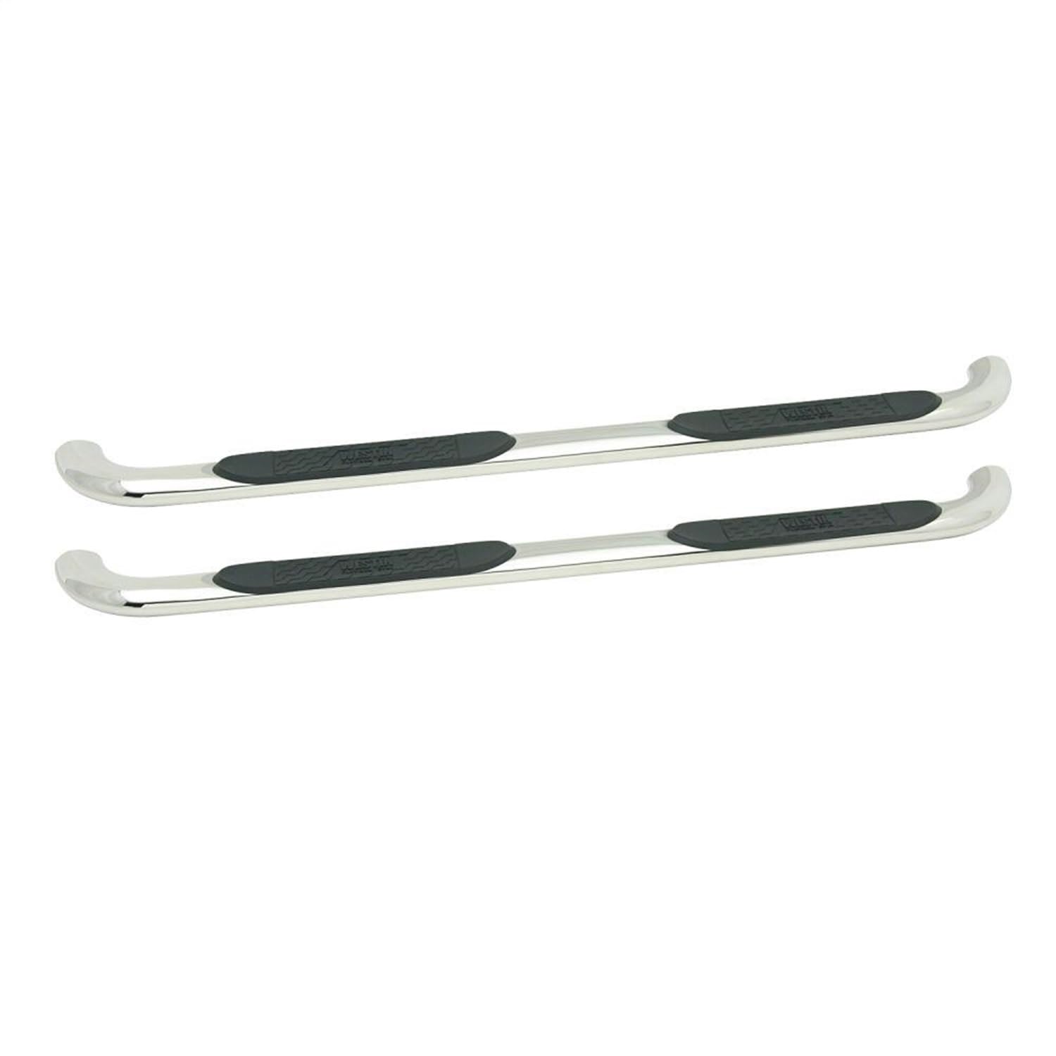 Westin 21-4120 Platinum 4 Oval Nerf Bars fits 2019-2025 Silverado Sierra 1500 Double Cab (Exc 2019 Silverado LD/Sierra 1500 Limited) Stainless Steel Pair