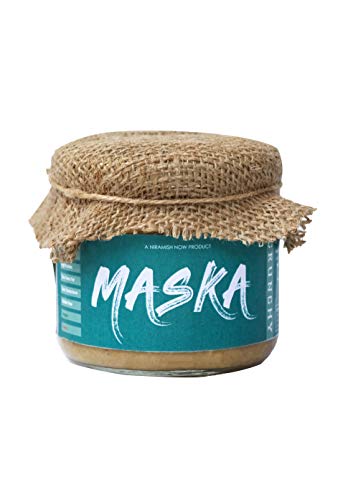 Image of Maska Natural Crunchy Peanut Butter 300 gm Unsweetened | High Protein | All-Natural | No Sugar & Salt | Organic | Glass Jar | Gluten Free | Vegan | Vegetarian | Keto Friendly | Eco-Friendly |