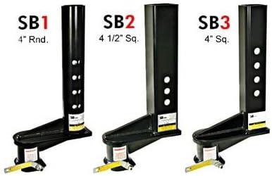 SB1 - Extended 9 Inch Offset Gooseneck Coupler for 4 Inch ID Round Tube by POPUP-YOUNGS