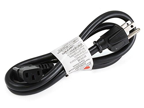 Monoprice 3ft 14AWG Right Angle Power Cord Cable w/ 3 Conductor PC Power Connector Socket (C13/5-15P) - Black (2 Pack)