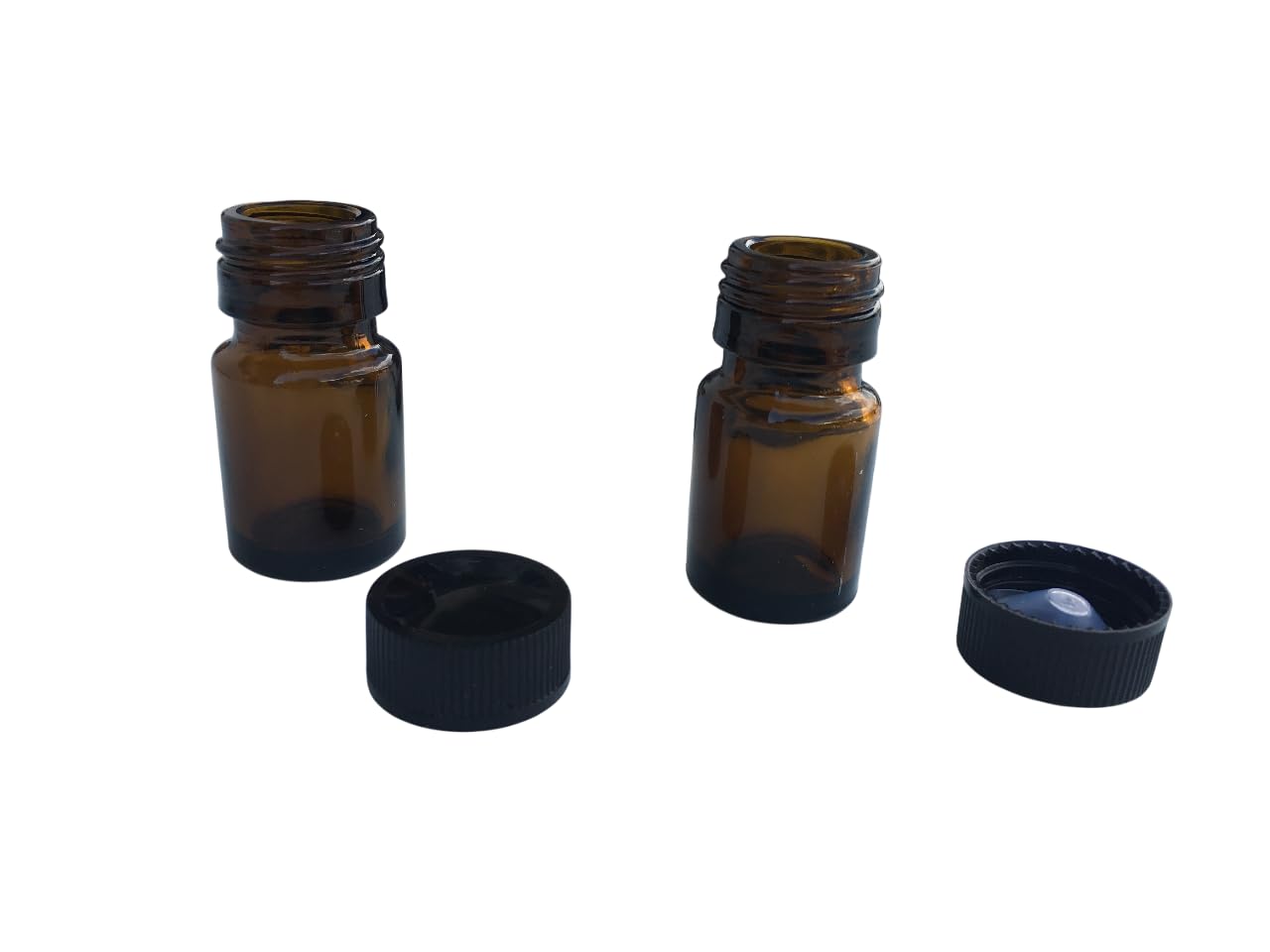 Frasco de vidrio oscuro de 15 cc, con tapa, para 10 g de jalea real (paquete de 170 unidades)