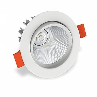 JACKAL 12 Watts LED Round Deep COB Light | Ceiling Surface Mounted Spot Light Down Light Wall Lamp | Metal Body LED Ceiling Spotlight Indoor - Natural White (24 Months Warranty)