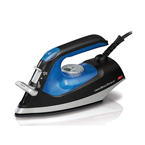 Ferro de Passar, 2-em-1, Preto/Azul, 110v, Hamilton Beach