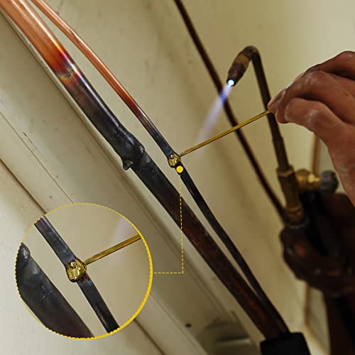 Moxweyeni MOXWEYENI-SOLID BRASS RODS-08 40 Pcs Brass Welding Rods 1.5 Mm 2 Mm In Brazing Rods Brass Rod thumb #3