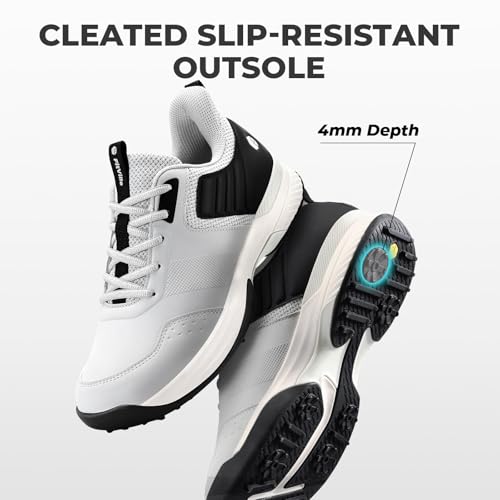 FitVille Wide Spikeless Golf Sneakers