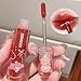 6Pcs Bear Lip Glaze Jelly Lipstick, Liquid Lipstick Cute Bear Lipgloss Moisturizing Lip Stain Plumping Water Lip Gloss Waterproof Long Lasting Cheek Rouge Tint Cosmetics Beauty Makeup