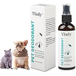 100ML Spray Desodorante para Perros, Desodorante para Mascotas, Hace Que Las Mascotas Huelan Dulce Y Suave, Ambientador Champú en seco para Perros Limpieza eliminador de olores