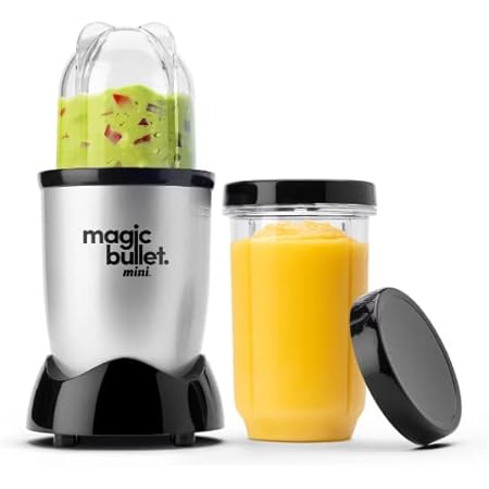 Magic Bullet® Mini 14 oz. Compact Personal Blender Silver/Black