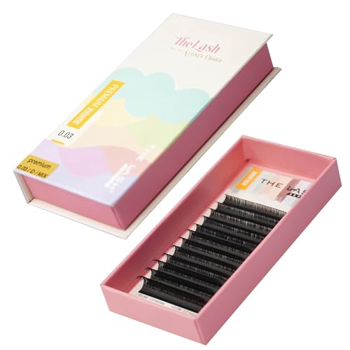 THE LASH SUPPLY PREMIUM - Volume Eyelash Extension 0.03, 0.05, 0.07 Thickness - C/CC/D Mix Length & 9-20mm, Lashes Extensions