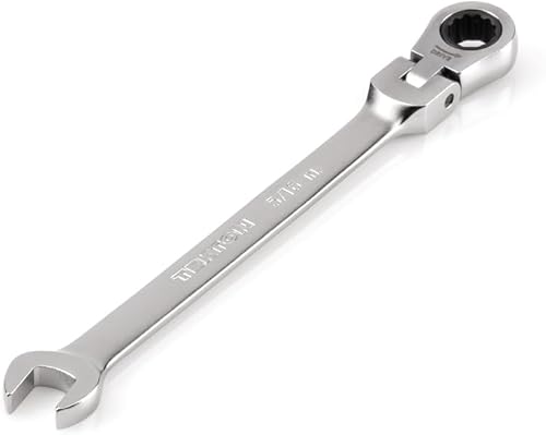 TEKTON Llave combinada de trinquete de 12 puntos con cabezal flexible de 516 pulgadas  WRC26308