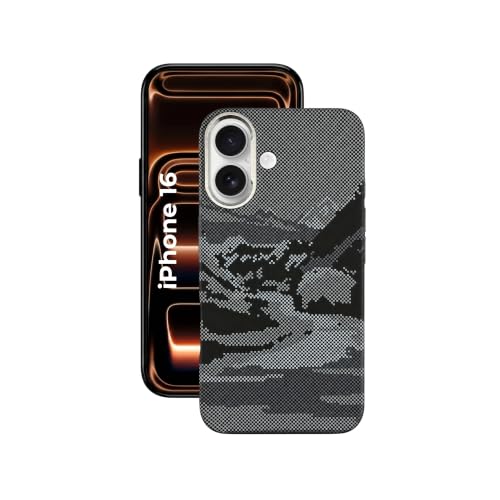 URBAN TECHCART Carbon Fibre Case for iPhone 16 ShadowTerrian - Image 2