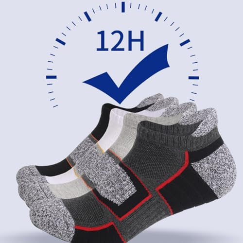 3 Pairs Hywell Thick Padded Compression Running Ankle Socks, Hywell Socken, Hywellstore Socks4