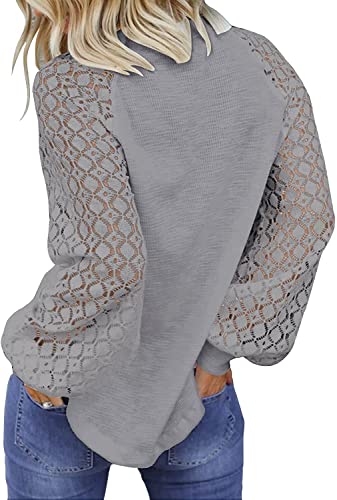 Image of Women Blouses and Tops Black White Colorblock Bell Sleeve Cold Shoulder Top Shirt