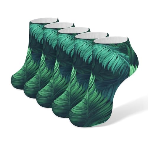 5 Pairs Ankle Socks for Women Men,Low Cut Running Athletic Socks,Funny Cute No Show Casual Sports Socks Size 8-12