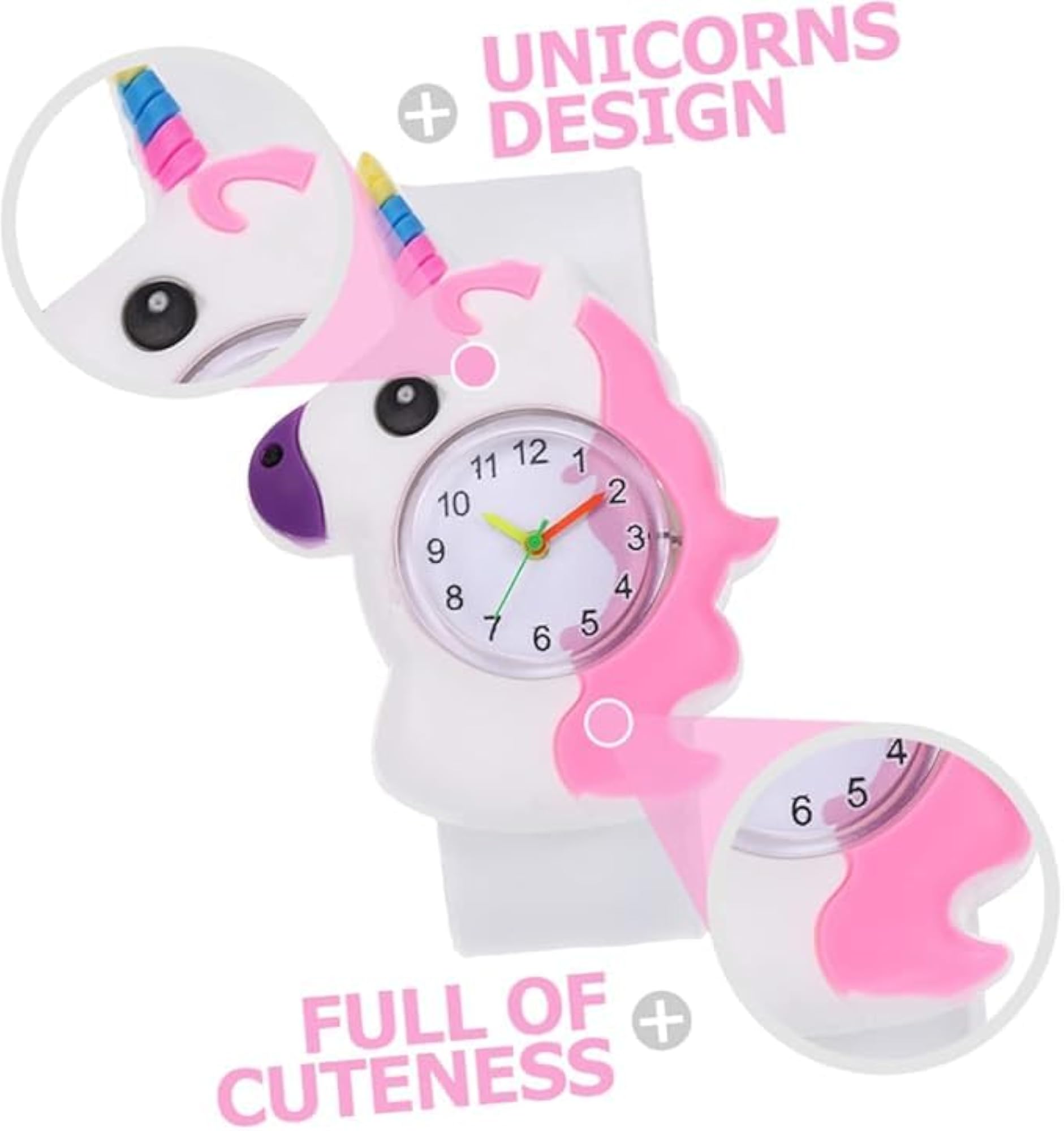Cartoon Quartz Wrist Watch for Kids, Birthday Gift