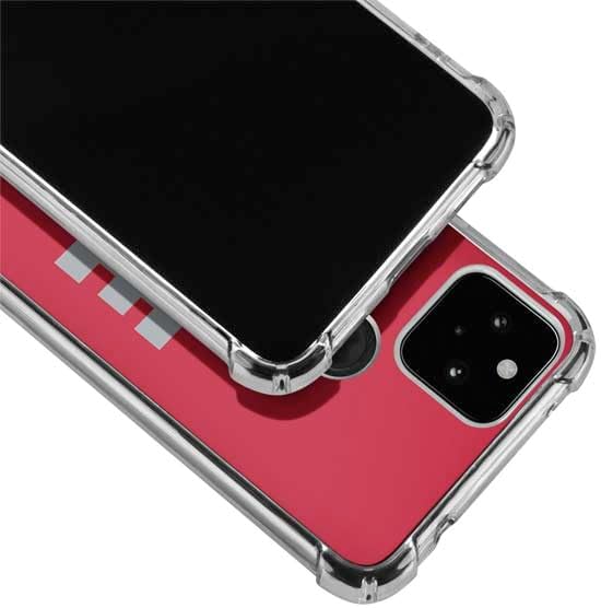 Skinit Clear Phone Case Compatible with Google Pixel 4a 5G - Officially Licensed Ohio State University The Ohio State Buckeyes Design