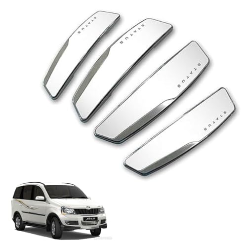 Image of Autokaar Status Car Door Edge Guard Scratch Protector White Universal for Mahindra Thar /Scorpio /XUV 700 /XUV 300 /XUV 400 /Bolero /Marazzo /XUV 500