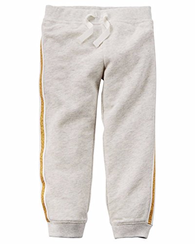 Joggers French Terry Carter's fille 6 ans pantalon de jogging rayé pailleté
