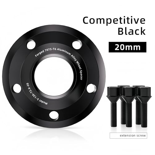 2/4 Uds 5x112 57,1 M14 x,5 espaciador de rueda cubo para placa brida S3 15/20/25/30/35mm(2pcs 20mm)