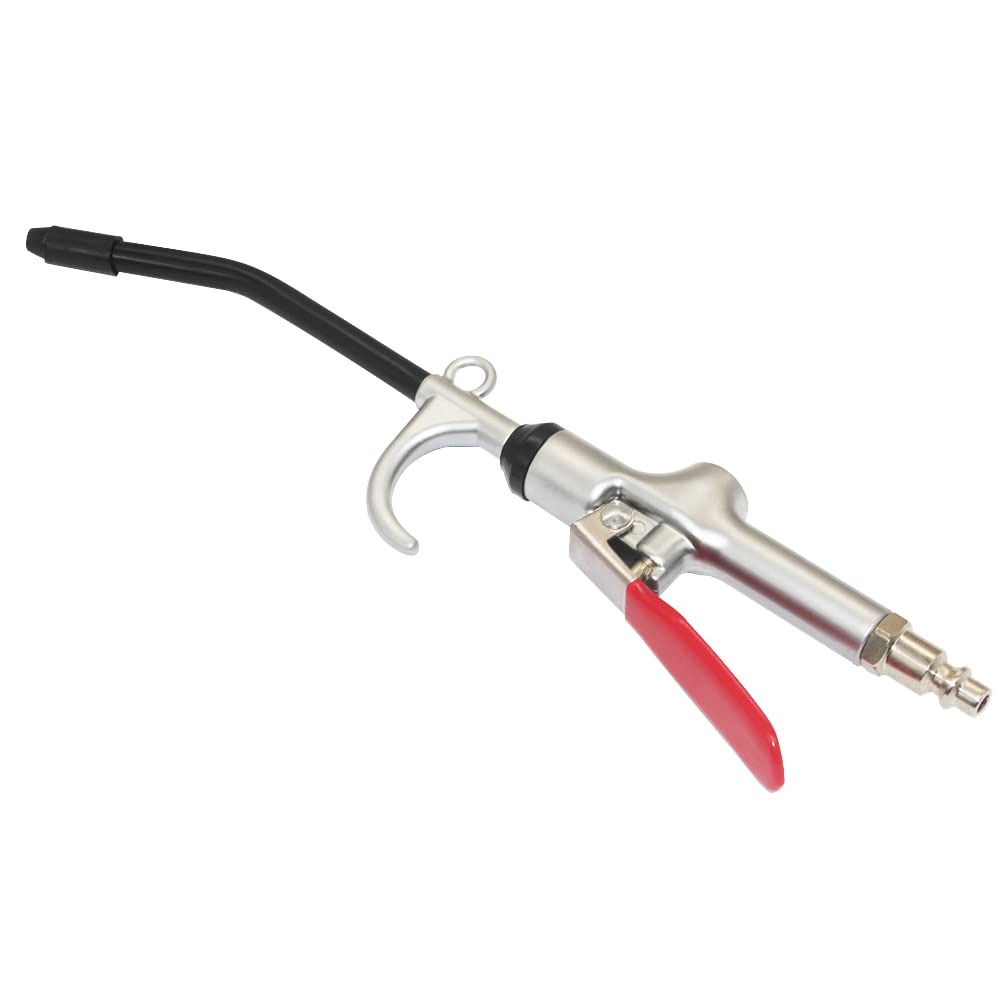 Beduan High Volume Air Blow Gun With Alluminum Rubber Guard Air Flow Nozzle Air Compressor Accessories Dust Cleaning Tool