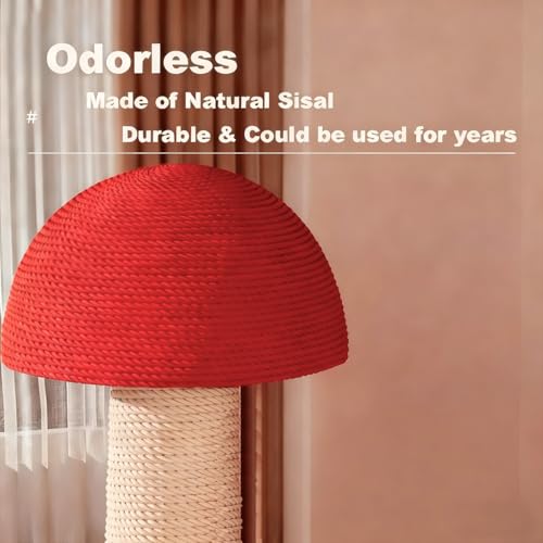 Rascador para Gatos en Forma de Hongo con Cuerda Sisal miniatura 3