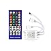 Arote LED RGBW Controller 44key, LED Fernbedienung IR Remote Kontroller Steuerung für RGBW Strip SMD 3528 5050 Streifen Lichtband Farbwechsel Led Lichtleiste DC 12V
