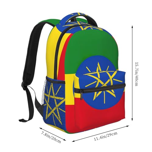 Mochila de senderismo Etiopía EdWal para laptop y viaje impermeable 2