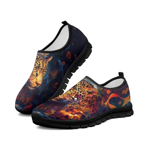 Mens Slip On Casual Shoes Sneakers Cool Animal Walking Shoes for Men