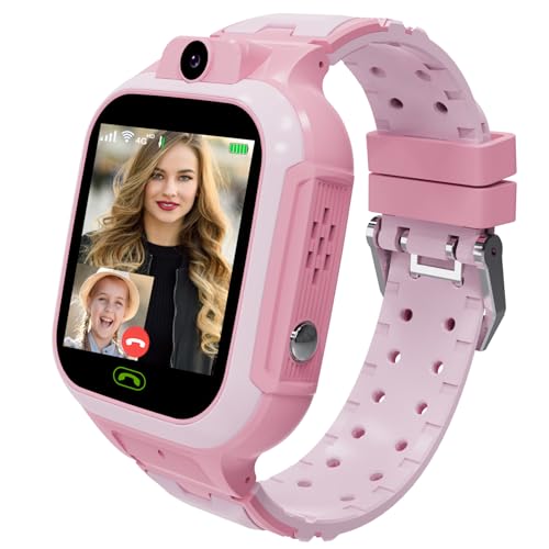 4G Kids Smart Watch GPS Tracker - Smartwatch with Two Way Call Video Calling Voice Chat SOS Class...