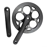 Juego de bielas de 170 mm para bicicletas Fixie y de carretera, diseño de aleación 50T para un mayor rendimiento de velocidad