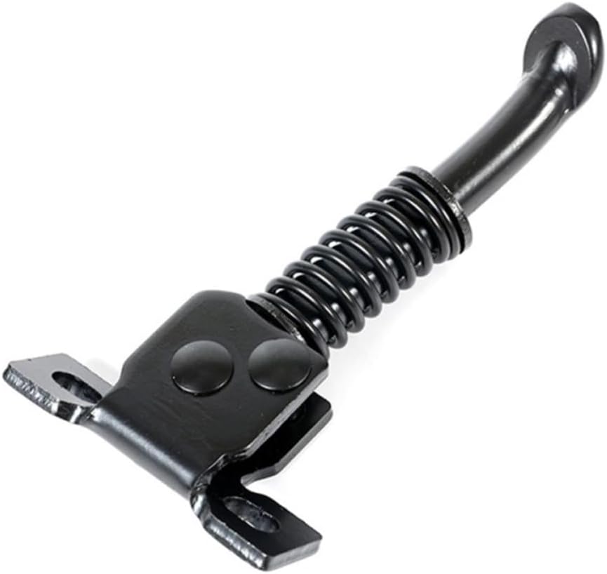 Electric Scooter Kickstand Foot Brace Black Iron Scooter Stand Waterproof Easy to Install Features Balance Parking Support Rear Mount for Accessories image 5