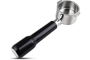 51mm Bottomless Portafilter Compatible with Delonghi Espresso Machines