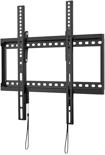 Monoprice Essential Tilt Soporte de pared para TV de perfil bajo para televisores de 23" a 55" de hasta 77 libras, Max VESA 400x400, certificado UL