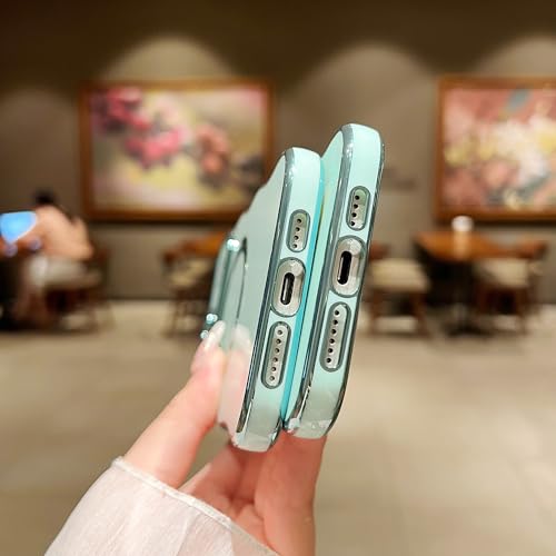 Coque magnétique pour iPhone 15 Pro Max rose au design de vague - 5