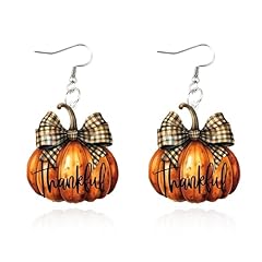 N2:pumpkin earrings