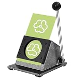 Saladulce 1.26' Button Paper Cutter Graphic Punch Die Cutter Button Cutter for 32mm Buttons, 1.732' Circle Cutter Round Paper Cutter