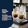 De'Longhi Classic EM450.M, Máquina Café Manual con Varilla Vapor, Máquina Espresso con Bomba Barista, Boquilla para Capuchino, Filtro Doble Pared, 15bar, Taza Hasta 13cm, Acero Inoxidable/Metal #3